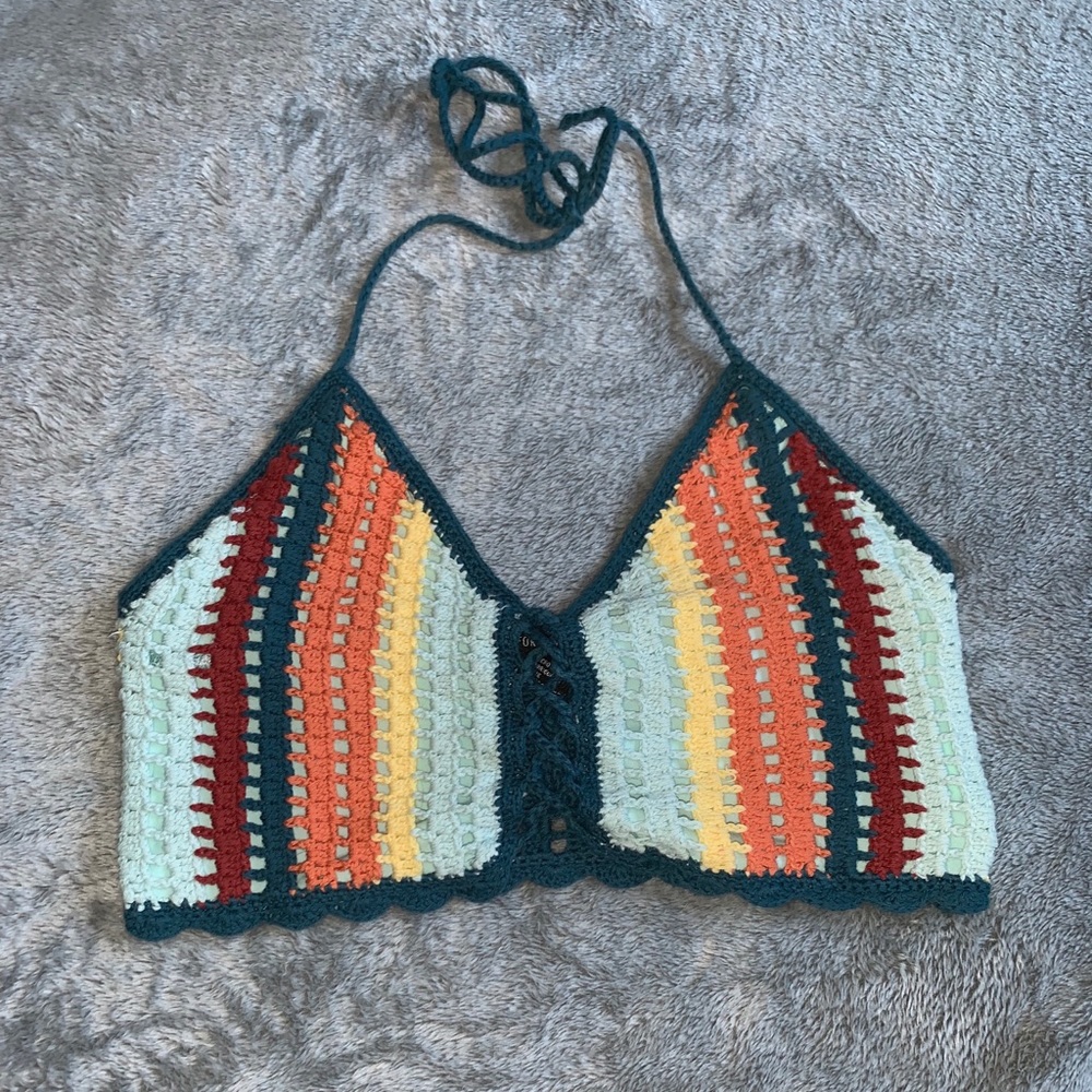 F21 Crotchet Crop Top - NWOT